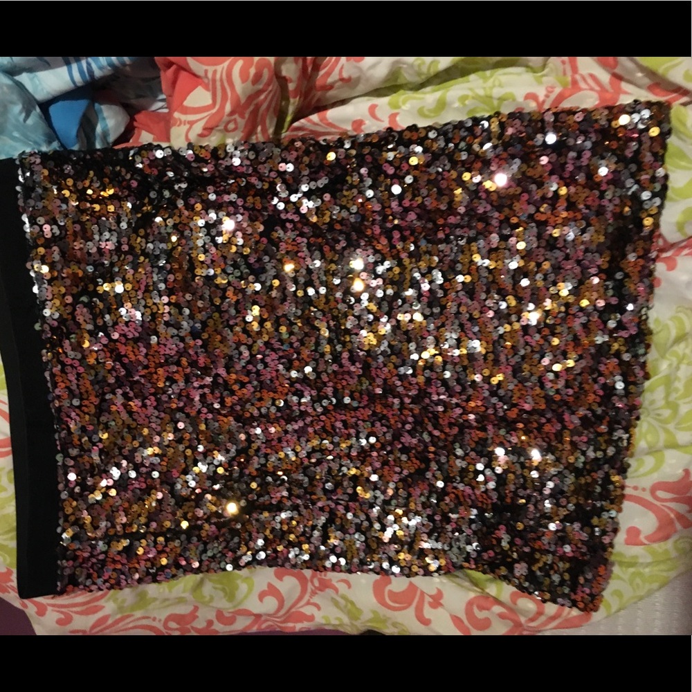 H&M sequin skirt